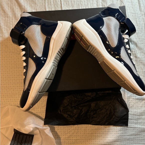 Prada Vernice bike high top worn once - Picture 4 of 6